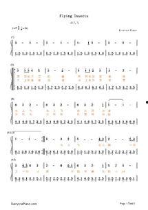 电子琴虫儿飞视频教学,轻松学会虫儿飞曲谱